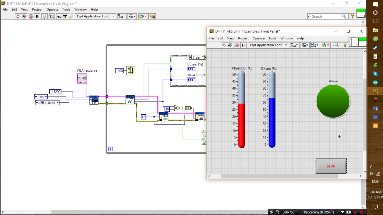 using labview with arduino